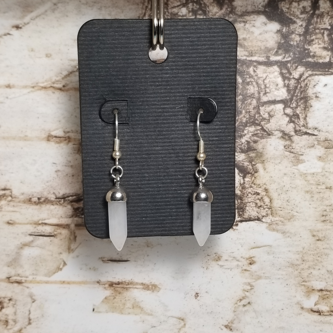 Miniature crystal earrings