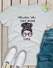 Load image into Gallery viewer, Digital File ONLY - Cat Mom Life PNG Download