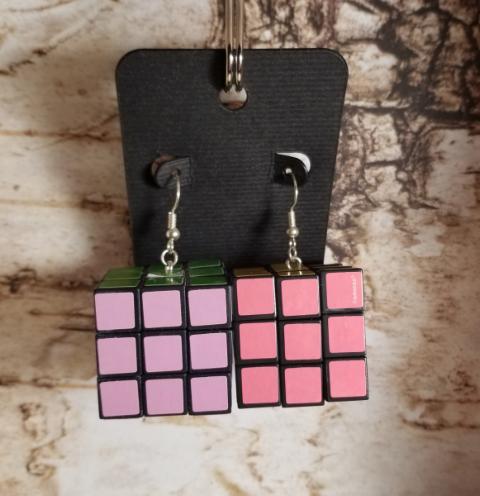 Rubix Cube Earrings