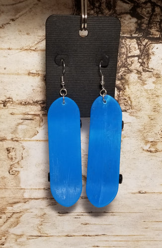 Skateboard earrings